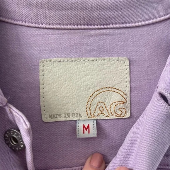 AGOLDE Soft Lavender Denim Jacket β Effortlessly Chic π - Picture 4 of 4
